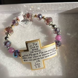 Beautiful New Cross Beaded Bracelet
